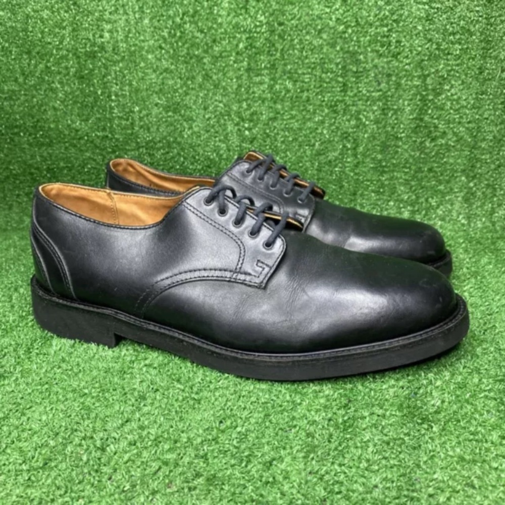 BASS GH Bass & Co Shoes Mens 11.5 M Lace Up Dress Plain Toe Oxfords Black